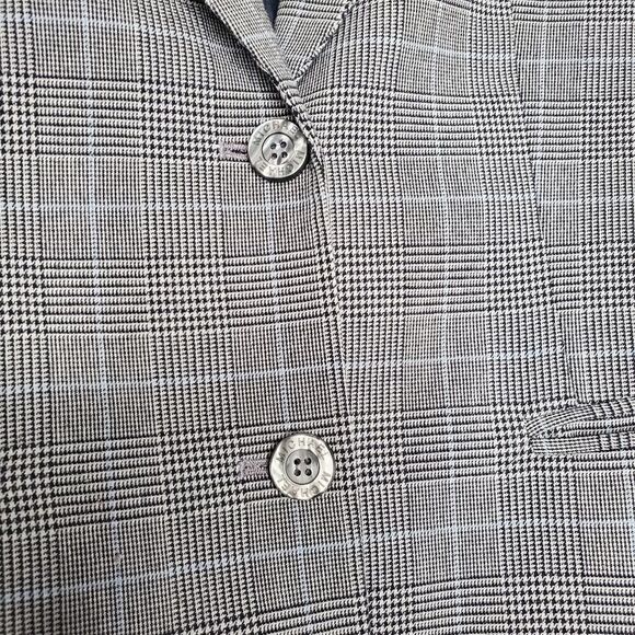 Michael Michael Kors plaid check blazer size 4 - Picture 3 of 11
